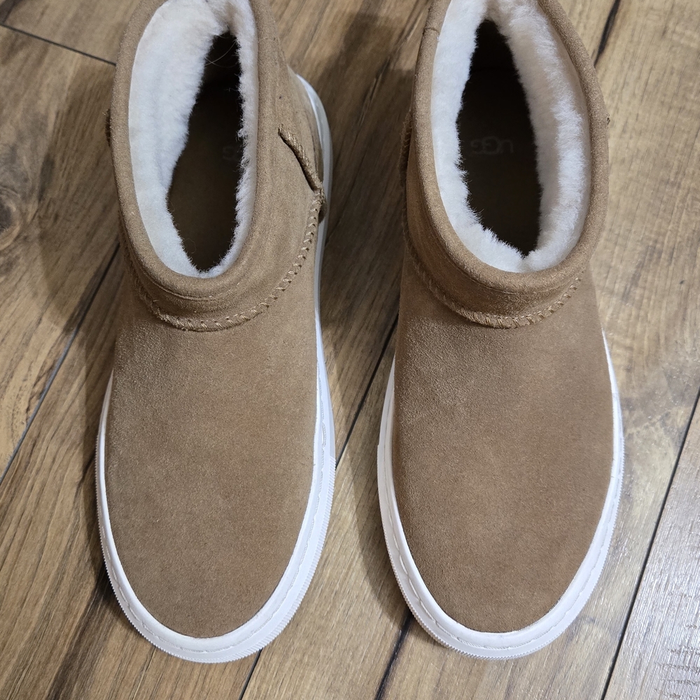 UGG Tan Suede Ankle Boots